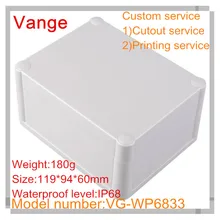 2 шт./лот IP68 Водонепроницаемый электронный проект коробка 119*94*60 мм ABS пластиковый корпус распределительная коробка для распределительной коробки