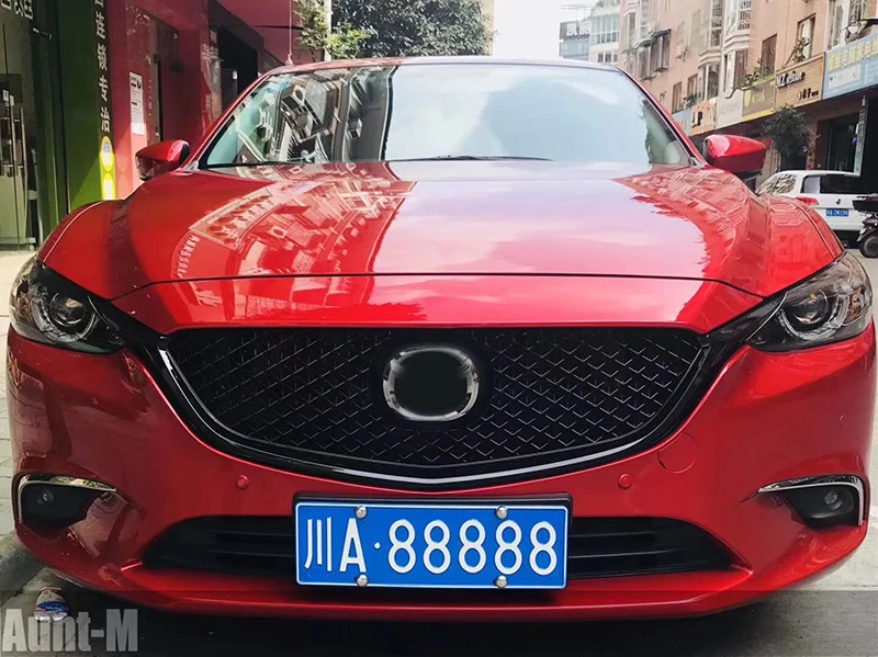 Передний бампер Стайлинг автомобильной решетки для Mazda 6 Atenza черный цвет решетка Передние решетки протектор крышки