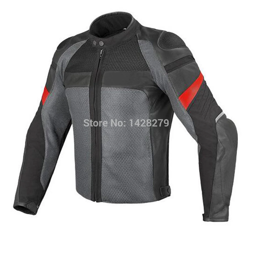 

Dain G. Air Frazer Summer Breathable Pelle Textile Jacket Men's Motorcycle Leather Mesh Jacket
