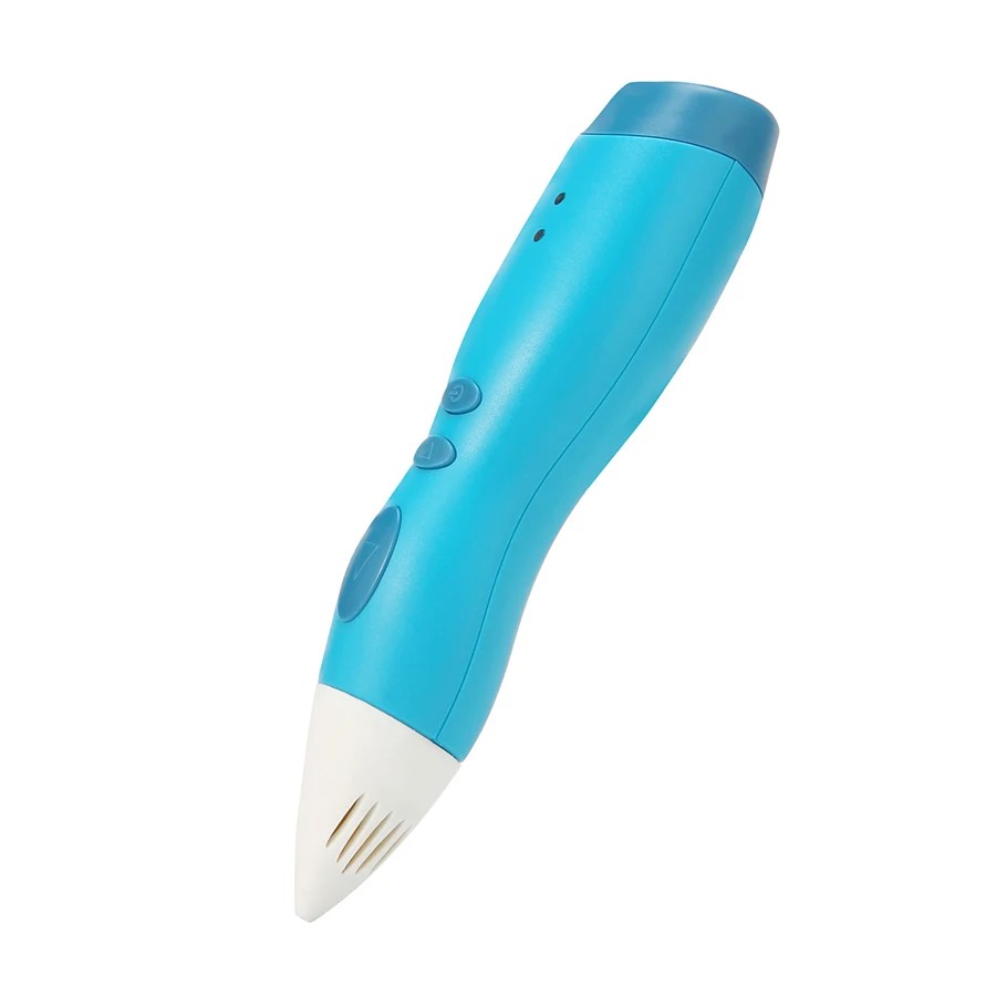 3D Ручка 1,75 мм PCL Филамент низкая температура 3D печать Ручка безопасная для детей с перезаряжаемой батареей для детей рисование DIY подарок - Цвет: Blue
