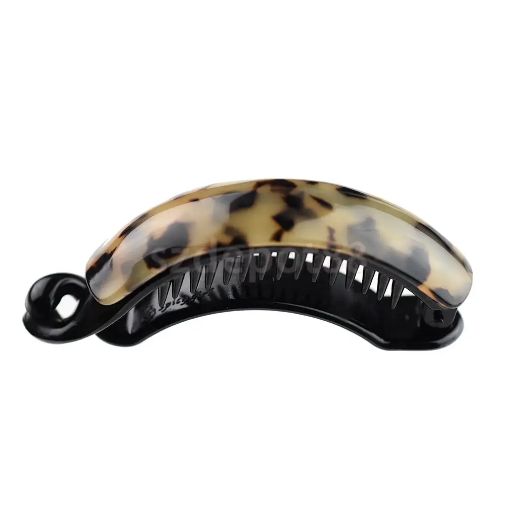 Large Long Banana Hair Clip Hairpin Acetate Headwear Ponytail Holder For Women Lady Girl
