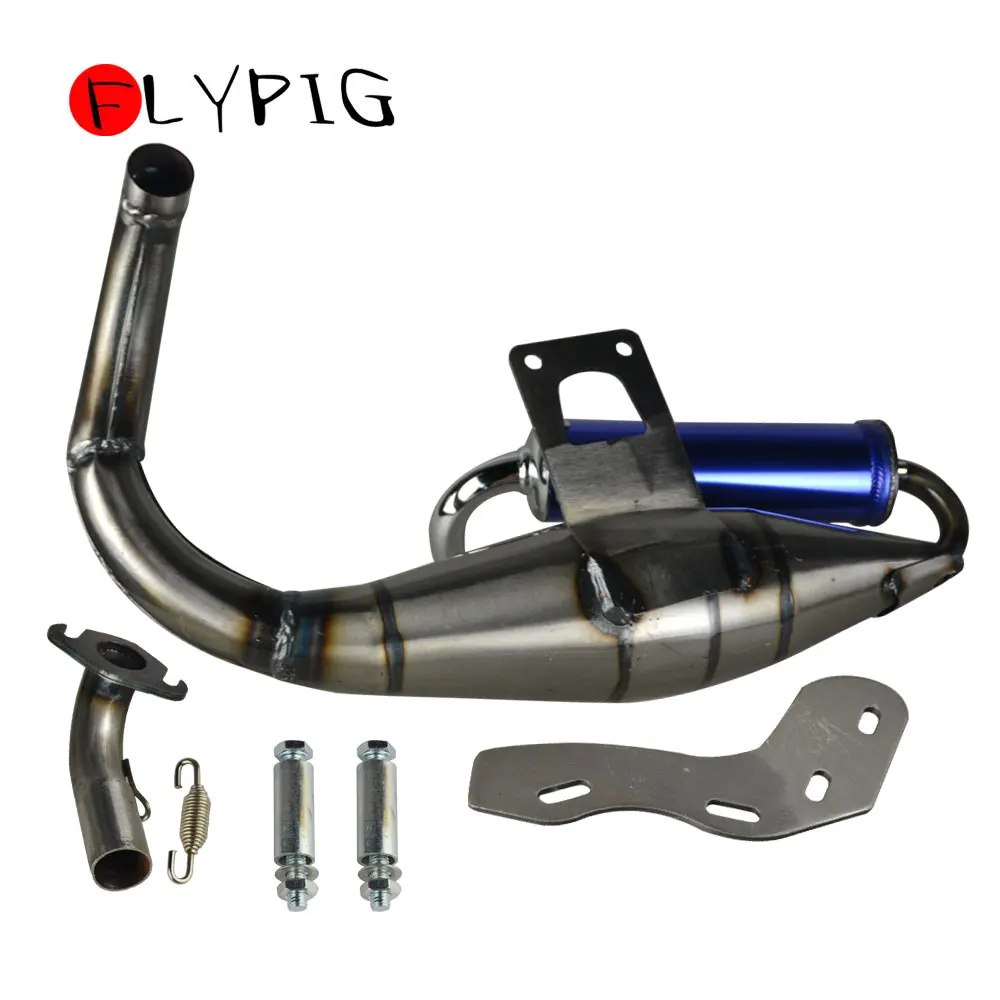 Brand new High Performance Exhaust Muffer with Expansion Chamber and removable Silencer For Honda Dio Elite SYM 50 DIO50