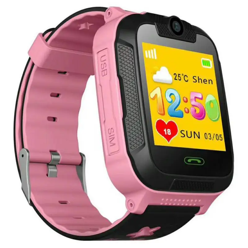 3G Smartwatch Дети GPS безопасность Смарт часы трекер монитор Шагомер камера наручные
