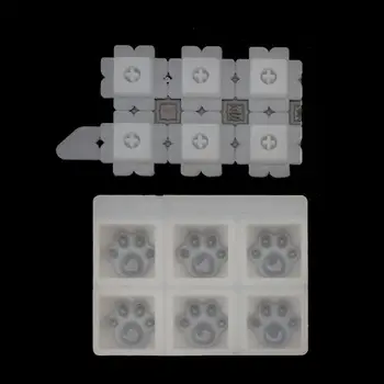 

Mechanical Gaming Keyboard Mold Computer PC Gamer Pet Paw keycaps Silicone Molds