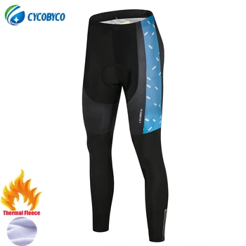 

Cycobyco 4D Pad Padded Cycling Long Bicycle Pants Bike Tights Mtb Ropa Pantalon Ciclismo Invierno Winter Thermal Fleece CY610