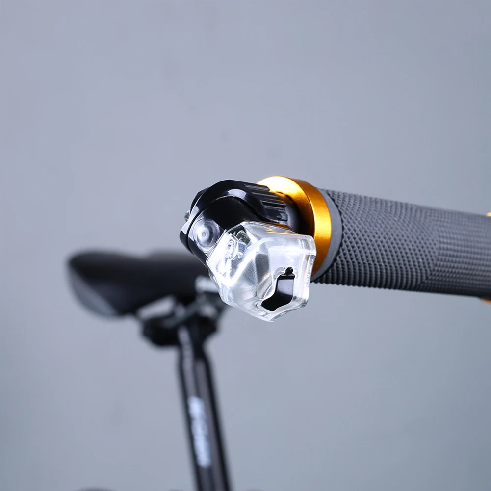 Best 2PCS USB Charge Bicycle Turn Signal Plug Light LED Turn Warning Light Bicycle Handlebar Cap End Plugs Grips Cycling Accessories 7