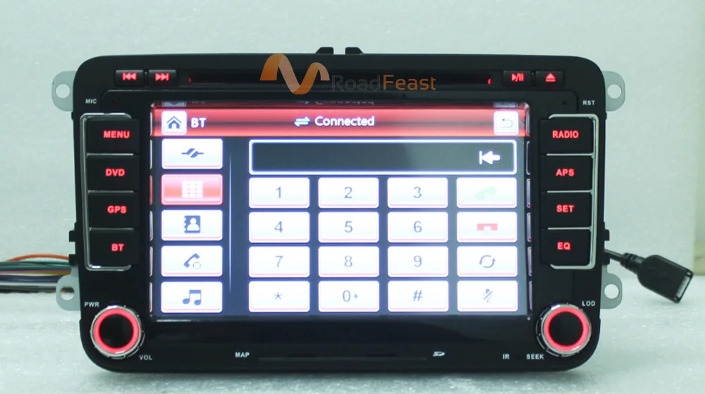 7inchs Car DVD for Volkswagen with Built-in Canbus 10