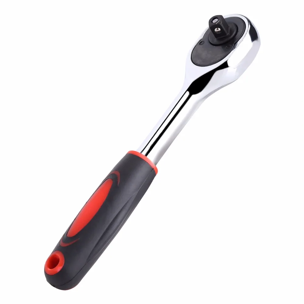 Mini 1/4" Ratchet Handle Wrench 55 Steel Ratchet Socket Wrench Hand