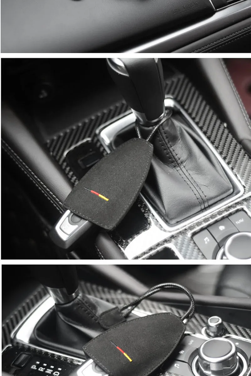 Верхний слой кожаный универсальный чехол для автомобильного ключа с высококачественной замшевой кошельком для ключей BMW чехол для ключей для Benz чехол для ключей