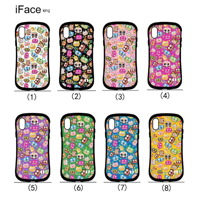 

iface king phone case cartoon cute Glossy Small waist cover for iphone 7 8 PLUS X S R MAX protective Anti-knock phone shell