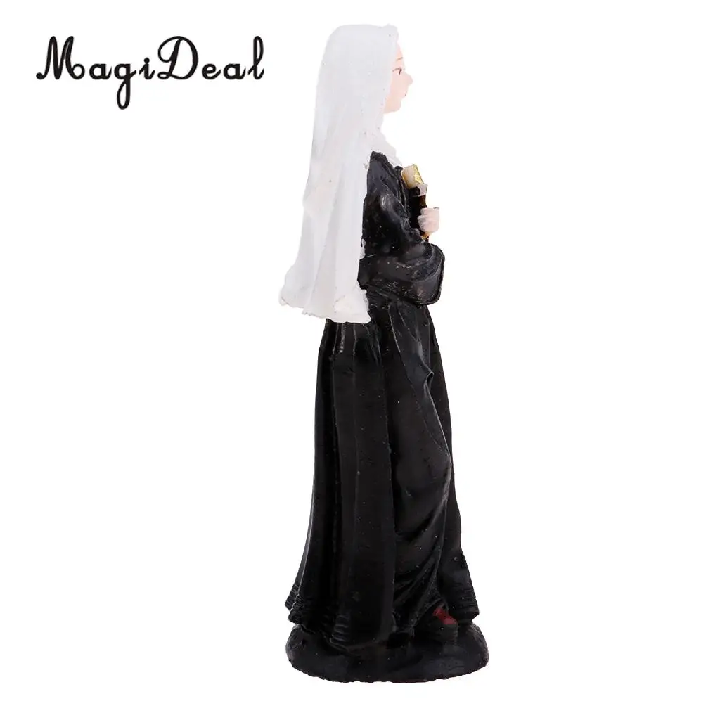 Sand Table Scene Nun Model Figure Women People Layout Landscape Scenery for Diorama Accessory