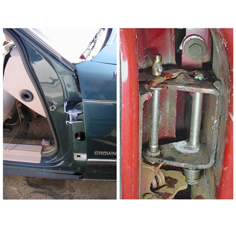 Автомобильный шарнир передней двери штифт и втулка Ремонтный комплект 2 штифта 1 двери межкомнатные дверные панели запчасти подходит для Ford/Lincoln/Mercury