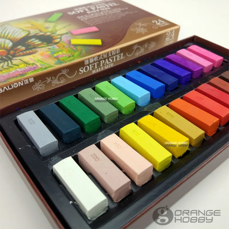 Simbalion HSP24 мягкие пастельные полуразмеры 24 цвета для моделирования хобби краска ing модель краски инструменты