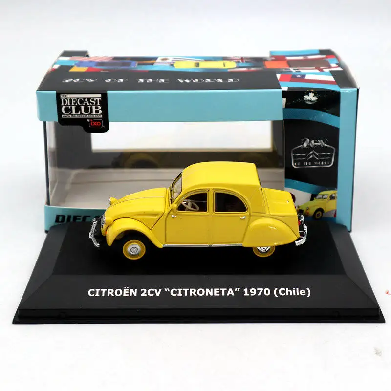 1:43 IXO для CITROEN 2CV Citroneta 1970 Чили автомобиль литые игрушки модели коллекционные