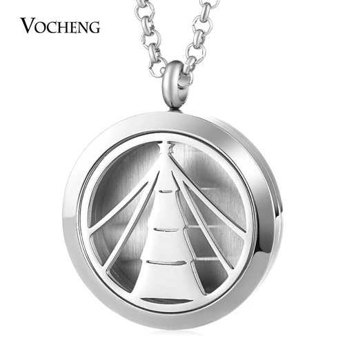 only necklace 10 шт./лот духи медальон со светорассеивателем ожерелье Рождество 316L нержавеющая сталь кулон Магнитный 30 мм без войлока Pad VA-786* 10 - Окраска металла: only necklace