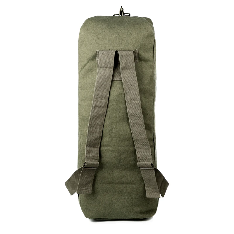 Kaufen Männer Reisetasche Armee Grün Eimer Taschen Militär Rucksack Leinwand Rucksäcke Große Duffle Männer Schulter Taschen Angeln Tasche XA820C