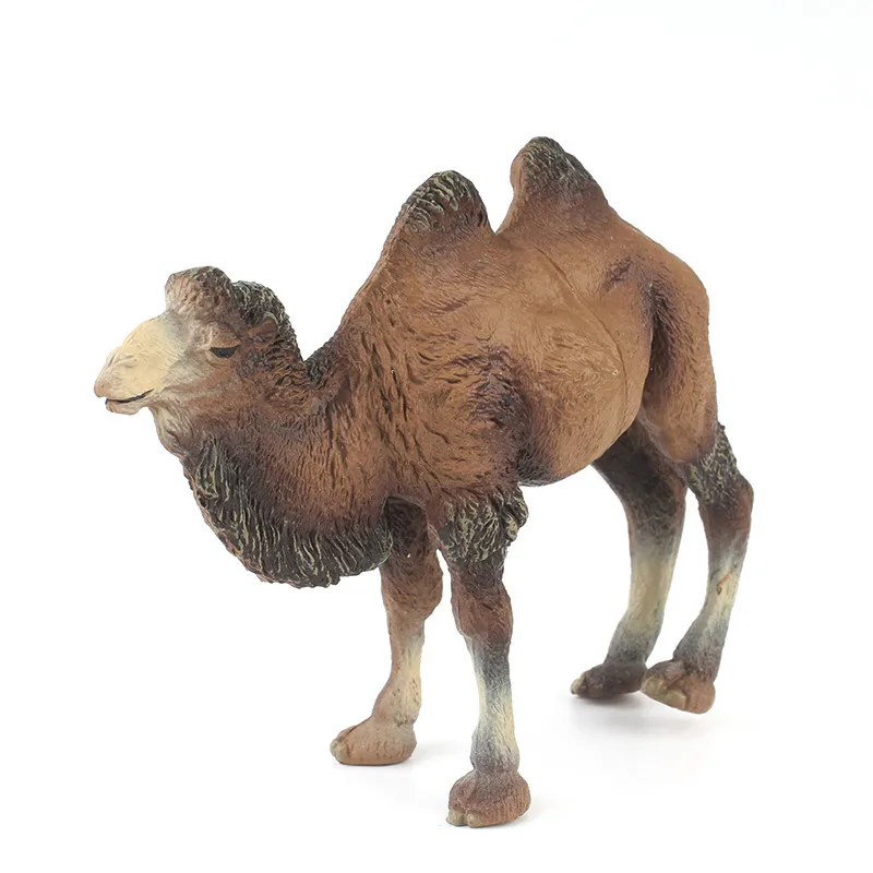 

Mini Size Lifelike Wild Animal Toy Plastic Desert Camel Action Figure Hollow Model Kids Gift