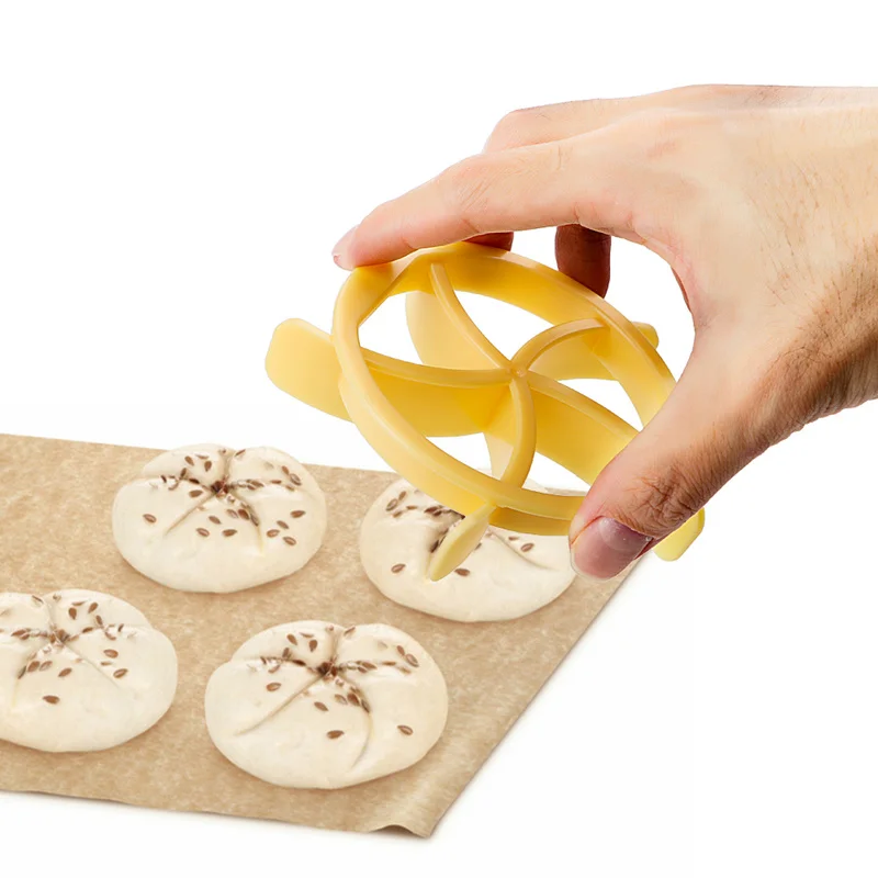 Bread Rolls Mold Fan Shaped Pastry Cutter Dough Cookie Press Cake Biscuit Stamp Moulds Kitchen Baking Tools Accessories | Дом и сад