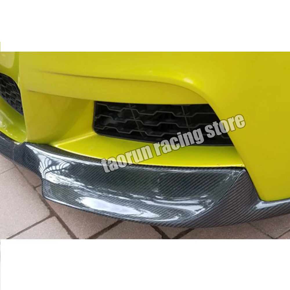 F30 V Стиль углеродного волокна передний бампер губы подбородок спойлер для BMW F30 320i 328i 340i седан с M посылка 2012