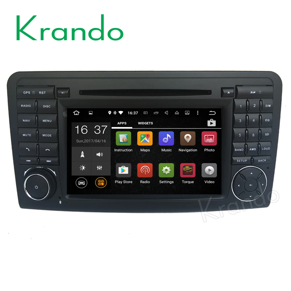 Автомобильный dvd радиоплеер Krando 7 дюймов Android 9 0 развлекательная мультимедийная