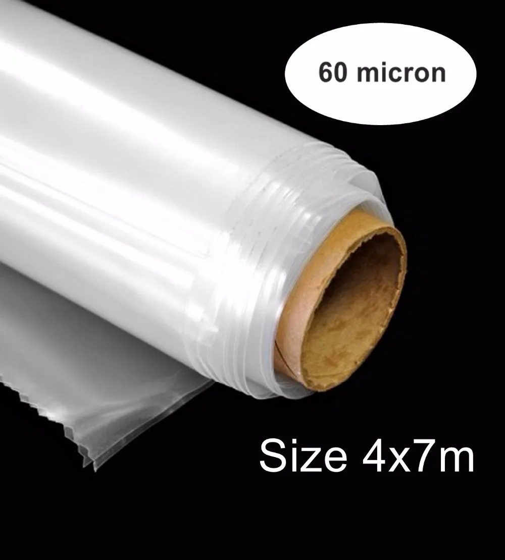 

28 square meter Greenhouse Plastic Film Covering 3 Year 60 Mircon Thickness