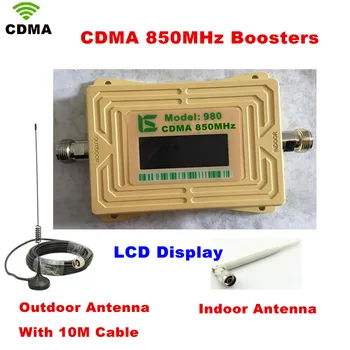 

LCD Display UMTS GSM CDMA 850MHz Wireless Mobile Phone Repeater Signal Booster Signal Repeater Amplifier + Cable + Antenna