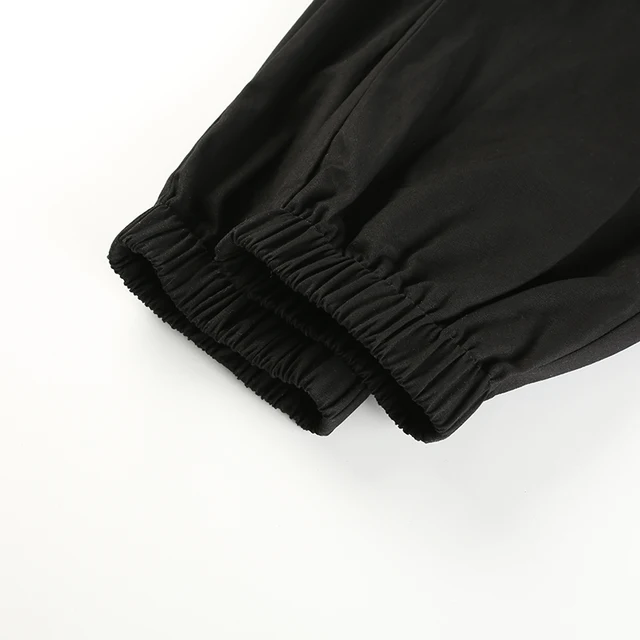 HEYounGIRL Streetwear Cargo Spodnie damskie casual Joggersy czarny wysokiej talii luźne damskie spodnie koreański styl Panie spodnie Capri tanie tanio Kobiet yyP030078Z Pełna długość heyoungirl-dziewczyna Fałszywe zamki błyskawiczne kieszenie Sukno Płaskie Spandex bawełna HEYounGIRL Streetwear Cargo Spodnie damskie casual Joggersy czarny wysokiej talii luźne damskie spodnie koreański styl Panie spodnie Capri tanie tanio Kobiet yyP030078Z Pełna długość heyoungirl-dziewczyna Fałszywe zamki błyskawiczne kieszenie Sukno Płaskie Spandex bawełna