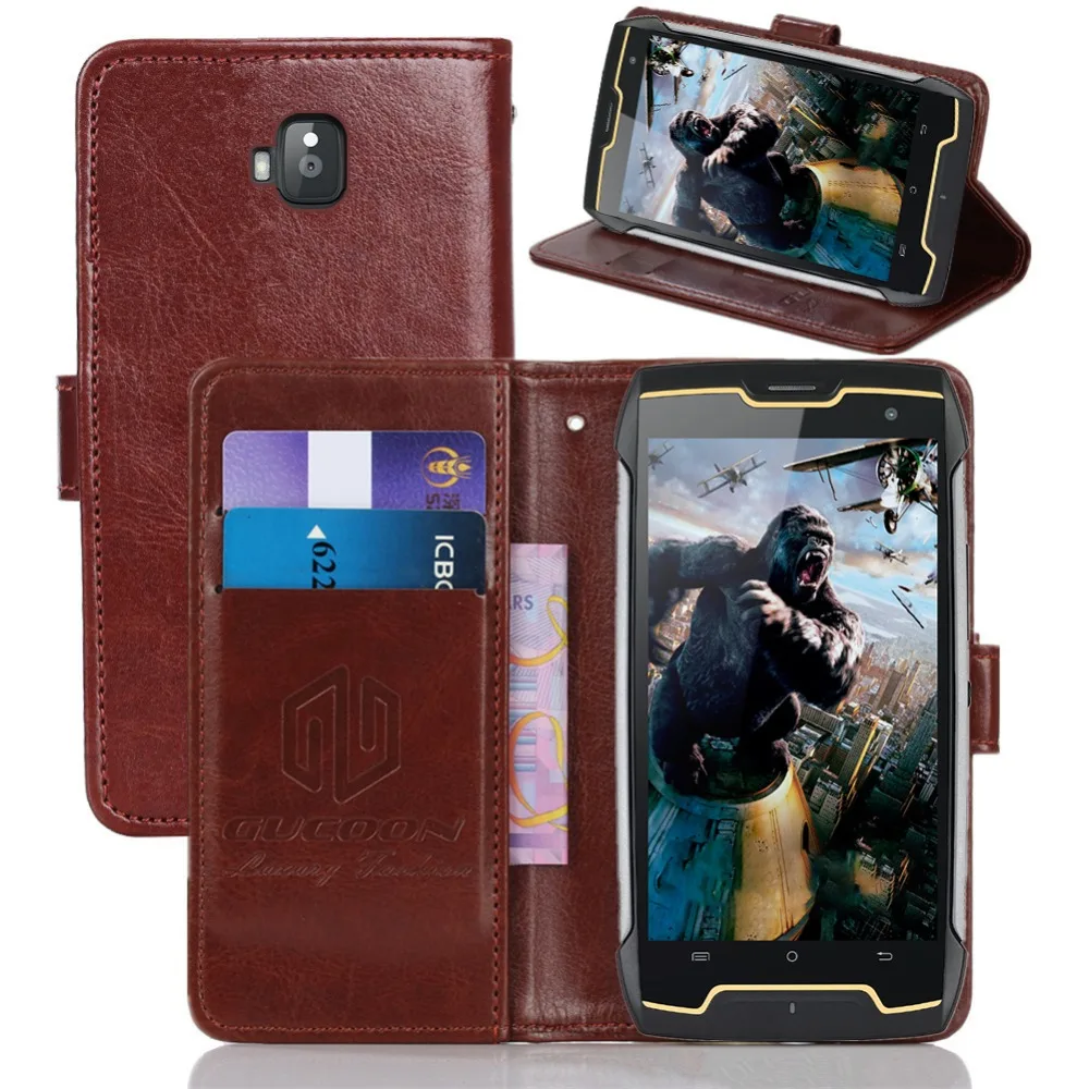 GUCOON خمر محفظة حالة ل Cubot كينغ كونغ 5.0 بوصة بو الجلود الرجعية فليب الغلاف المغناطيسي الأزياء حالات GUCOON خمر محفظة حالة ل Cubot كينغ كونغ 5.0 بوصة بو الجلود الرجعية فليب الغلاف المغناطيسي الأزياء حالات