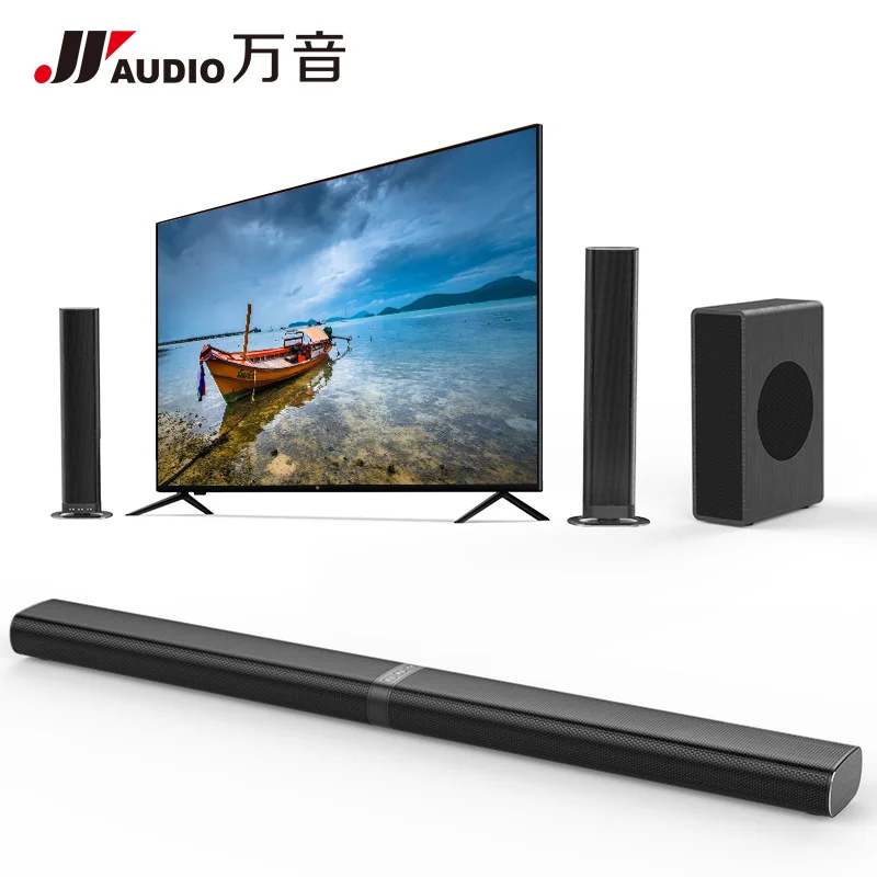 Q9 + S2 звуковая система домашнего кинотеатра Саундбар ТВ 60 Вт Bluetooth динамик