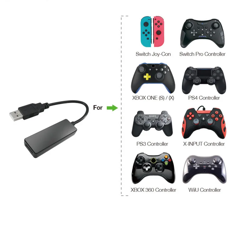USB Проводная клавиатура Bluetooth светодиодный адаптер конвертер для nintendo