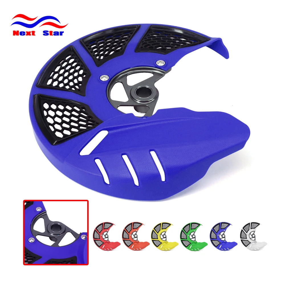 Off Road Motorcycle Front Brake Disc Rotor Guard Protector Cover For YAMAHA YZ250F YZ450F 14 17