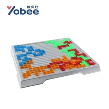 Yobee Puzzle Blokus Jigsaw Board Game Party Games for Children Kids Toys Family Game Multi player Chess Toy Set(China)