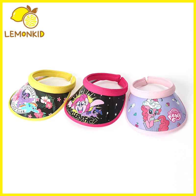LEMONKID Little pony заколку Пустой Топ ВС шляпа дети большой краев навесы козырьки Кепка