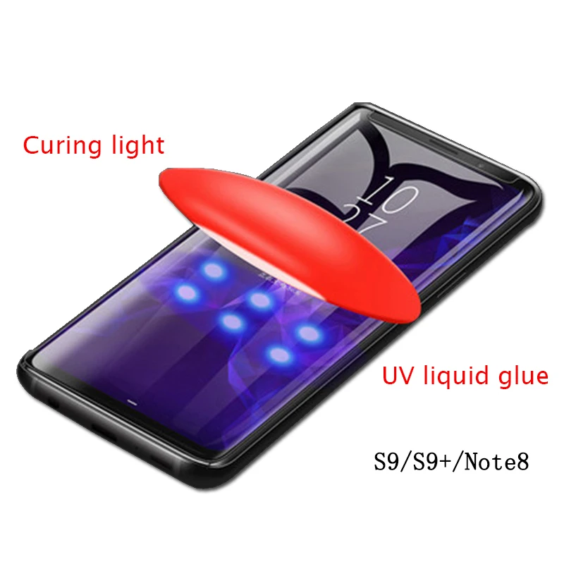 Suntaiho Nano UV Liquid full Glue Tempered Glass For Samsung Galaxy S10 Plus S9 plus case friendly glass Note9 Screen Protector Suntaiho Nano UV Liquid full Glue Tempered Glass For Samsung Galaxy S10 Plus S9 plus case friendly glass Note9 Screen Protector