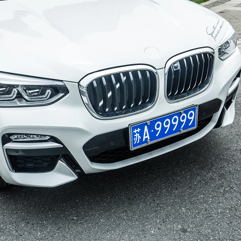 Подходит для BMW X3 G01 ABS Матовый передний противотуманный светильник крышка лампы для бровей век гарнир стримеры внешняя отделка противотуманная
