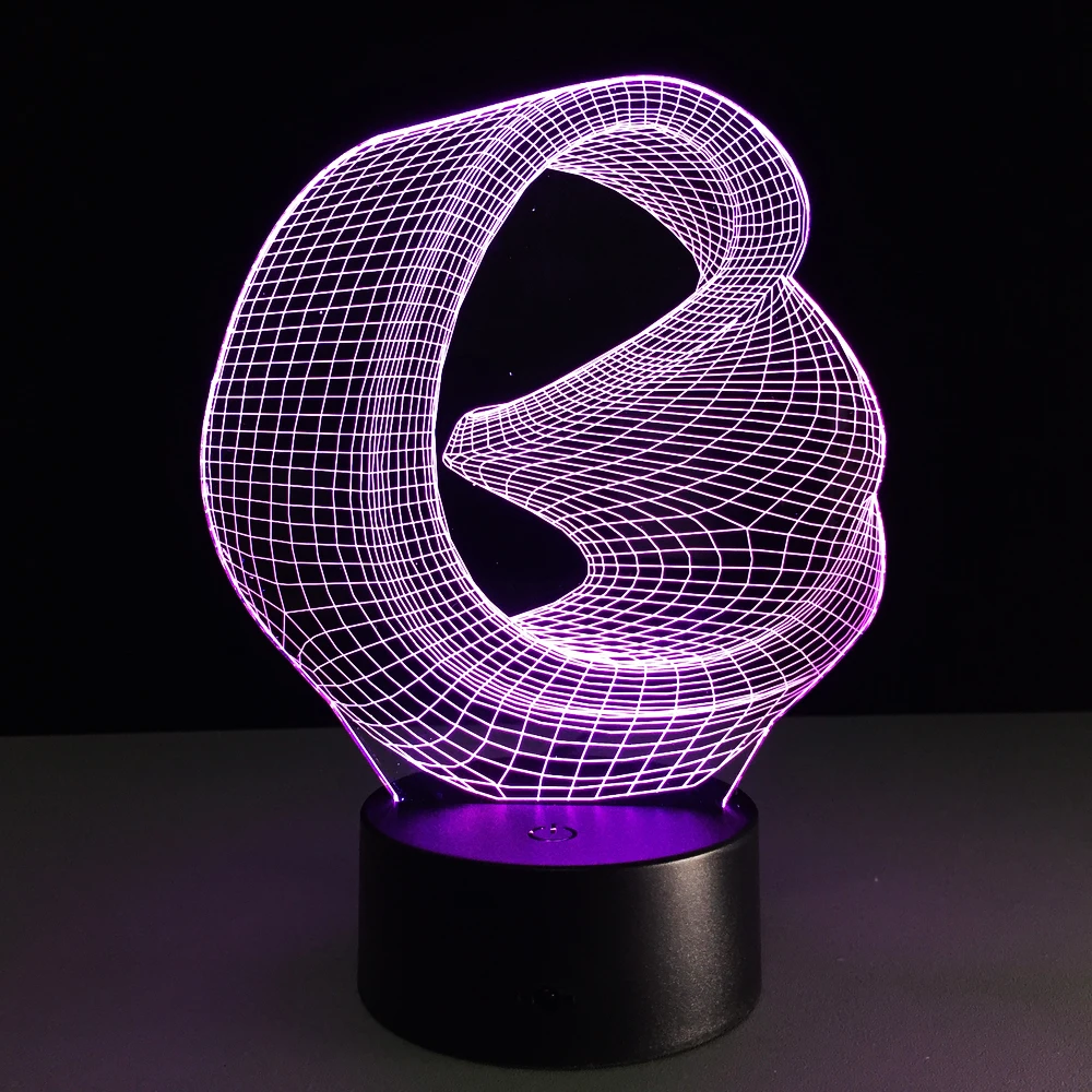 Creative 3D Abstract  Illusion Lamp 6