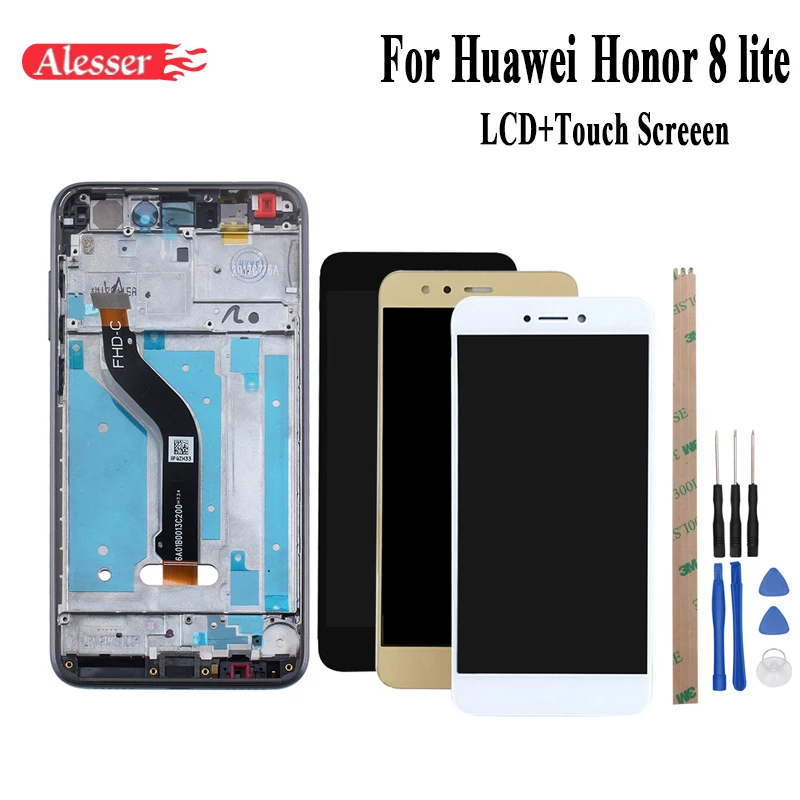 Alesser для huawei Honor 8 Lite ЖК-дисплей сенсорный экран с рамкой дигитайзер в сборе 5 2