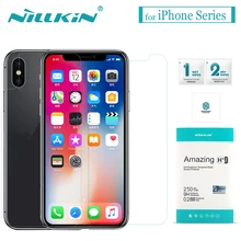 Для iPhone X XS Max XR 8 7 6s 6 закаленное стекло Nillkin 9 H жесткое прозрачное стекло защитная пленка для экрана для Apple iPhone 8 7 6s 6 Plus