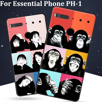 

2pcs For Essential Phone PH-1 case cover fashion cartoon Soft shell For Essential Phone PH1 case Phone cover back cases cover