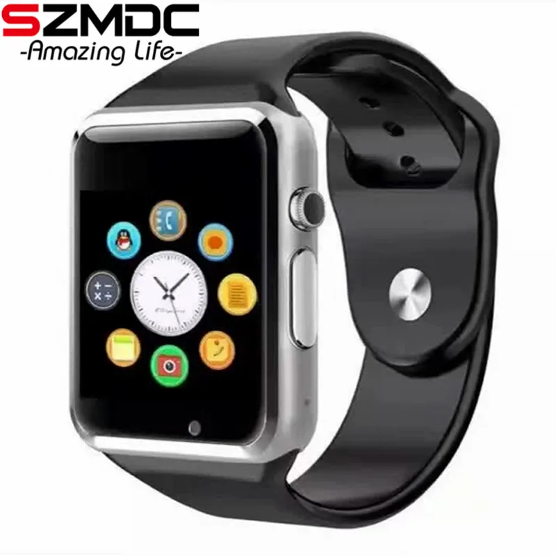 

SZMDC A1 Smart Watch With Passometer Camera SIM TF Card Call Smartwatch For Xiaomi Huawei HTC Android Phone Better Than Y1 DZ09