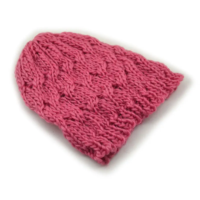 Зимняя Шапка бини в Корейском стиле женские вязаные головные уборы Женская ярко