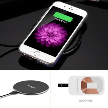 

Antye Qi Wireless Charging Charger for iPhone6/6S/6 Plus/6S Plus,Including Qi Wireless Charger Pad and Qi Receiver Card