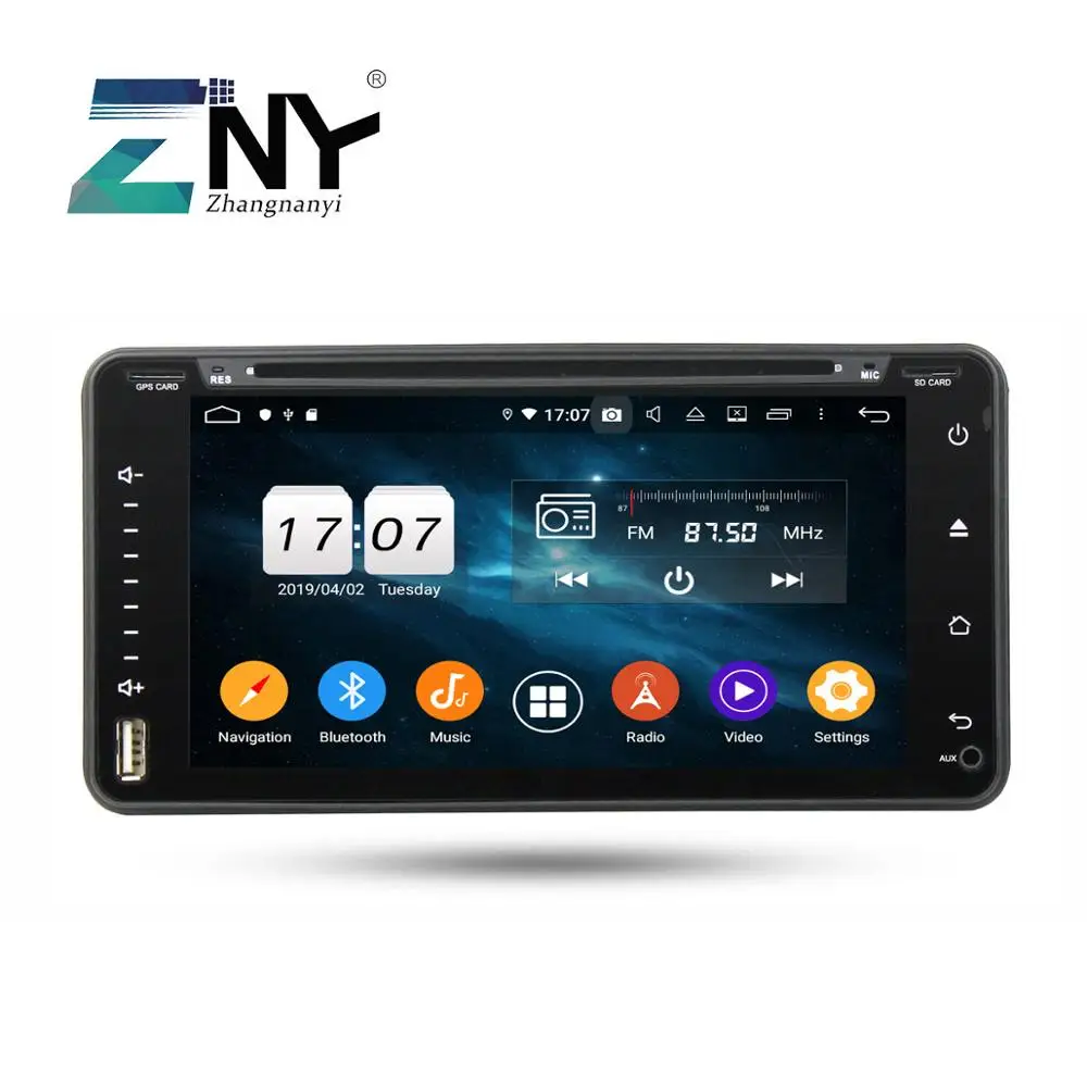 Discount 4GB + 64GB 6.95" Android 9.0 Car Stereo GPS DSP For Toyota Corolla Camry RAV4 Highlander Land Cruiser Fortuner Innova Vitz Hilux 1