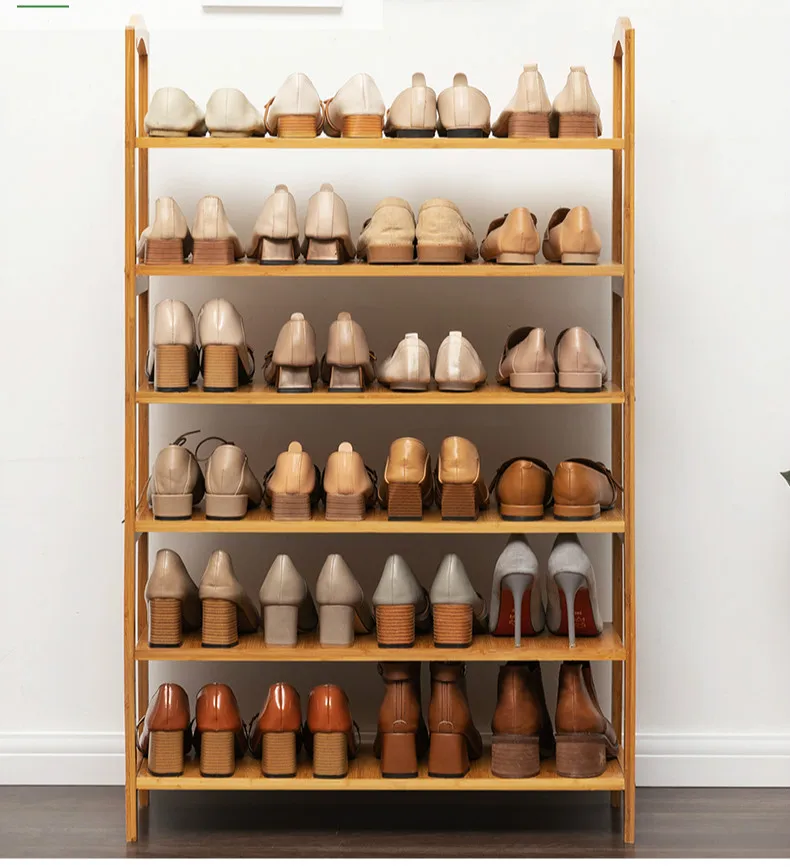 Полка для обуви, многослойная полка для обуви, простой Твердый Деревянный шкафчик для обуви, хозяйственная, хозяйственная, пылезащитная полка для обуви