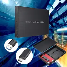 Brand New TYPE C Usb3.1 Hard Disk Box HDD External Enclosure For Notebook HDD Hard disk Mobile Box SATA Tool 2.5Inch HDD
