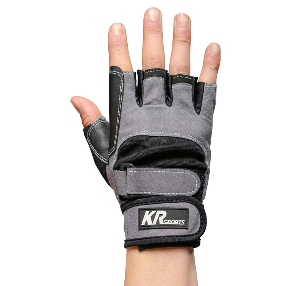 Half Finger Weight Lifting Training Gloves Men Fitness Sports Body Building Wrist Grips Hand Palm Protector Fitness Gloves