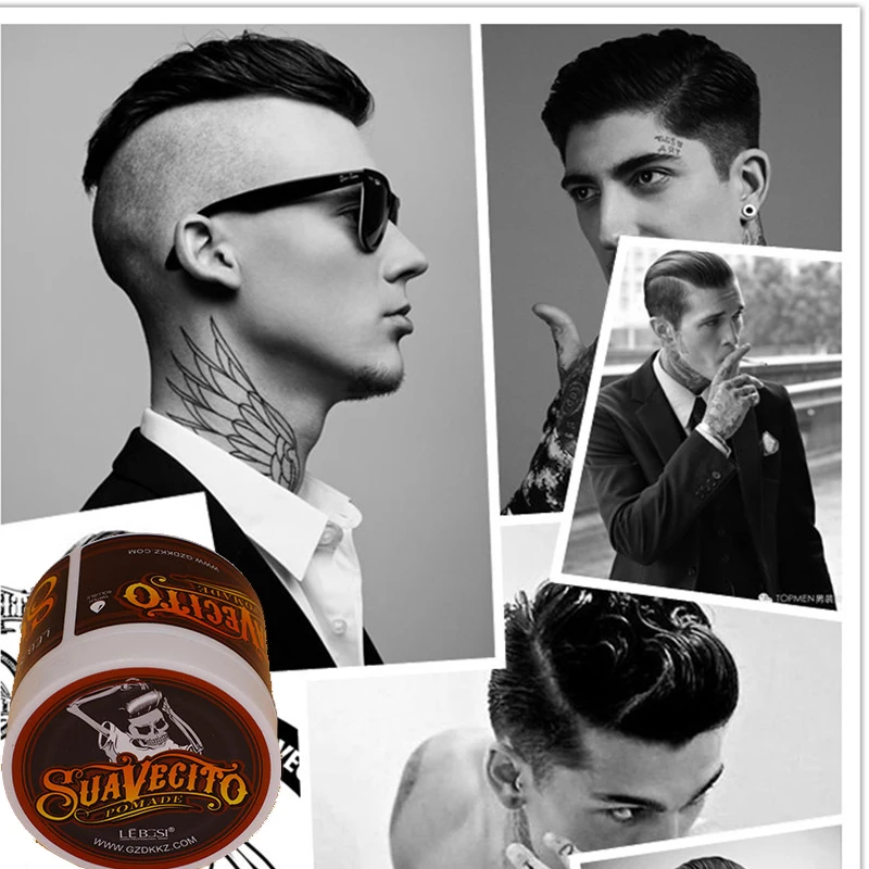 Помада для волос SUAVECITO Мужская крем с эффектом скелета масляный воск сохранения