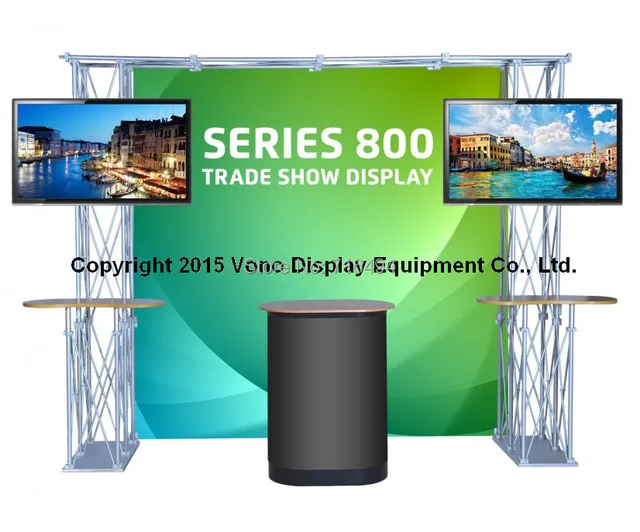 8 X Trade Show Truss Booth With 2 Counters Portable Floding Display 8 X Trade Show Truss Booth With 2 Counters Portable Floding Display