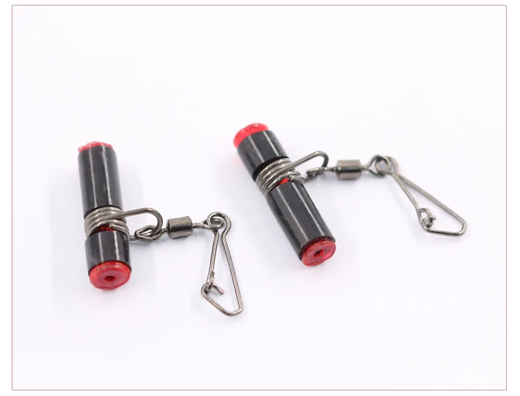 Giratória com Enganchada Chumbada de Pesca Giratória de Slides para Linha Linha de Pesca Hxy 10 Pcs Plástico Preto Cabeça Diamante Impresse Snap de Pesca Trança Deslizante 4 chumbada de pesca giratória de slides para