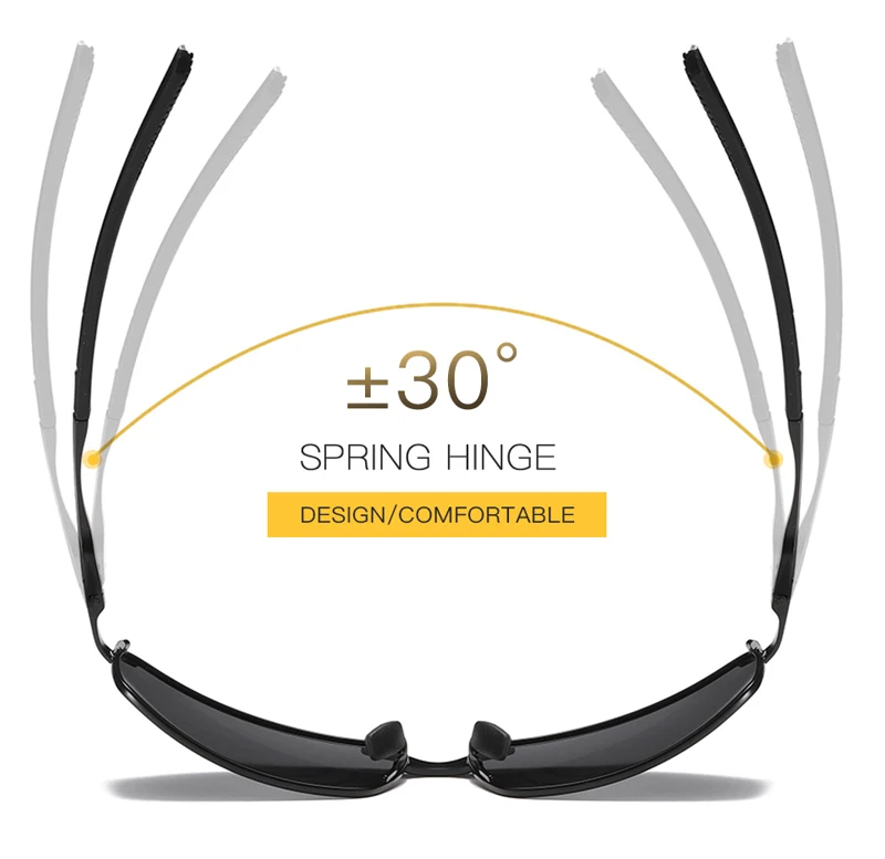 Rectangular Sunglasses Polarized Men detail (13)
